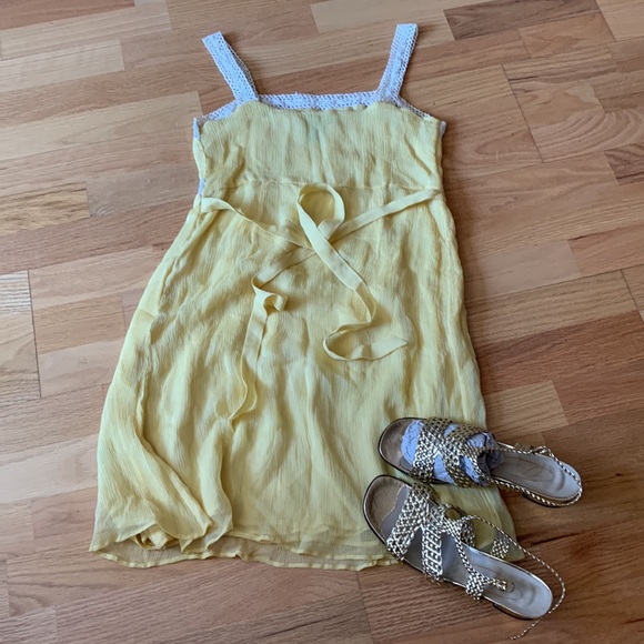 Vintage 🌞💛 100% Silk sundress - Picture 13 of 16